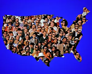 Ethnically: Cut Out of Shape of the Continental United States
