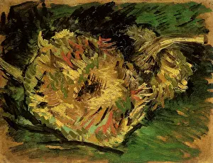 Rendered: Two Cut Sunflowers, by Van Gogh
