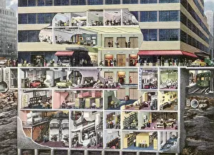 Cooling: Cutaway Office Building