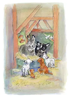 Matthes: Cute manger scene ? with animals