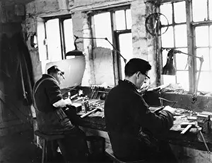 Cutlers: Cutlers working in a Sheffield workshop