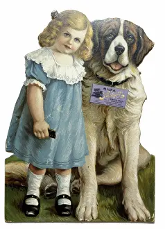 Milka: Cutout advertisement for Suchard Milka chocolate