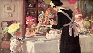 Expectantly: Cutting Birthday Cake