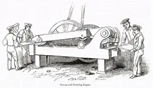 Punching: Cutting and punching engine, Clyde steamboat works, Glasgow