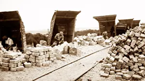 Setts: Cutting setts, Rubislaw Quarry early 1900s