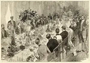 Valdemar: The cutting of the wedding cake