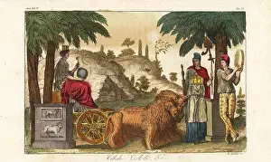 Priam: Cybele, goddess of the Phrygians, in a chariot