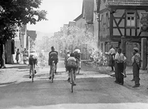 Erfurt: Cycle races in Germany, 1937