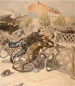 Crumpled: CYCLE THIEF CAUGHT/1896