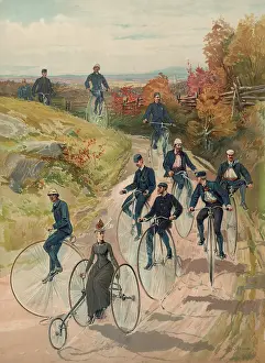 2010 17: Cycling in the country. Several men on high ?