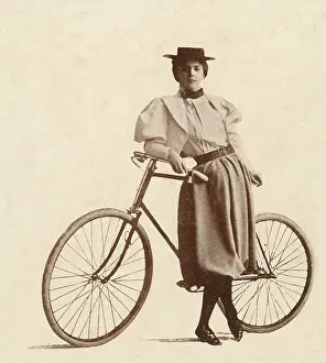 Daring: Cycling outfit of 1890s