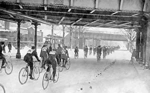 Ruett: Cycling race in Berlin, 1925