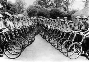 Repel: Cyclist column to repel a German invasion of Great Britain