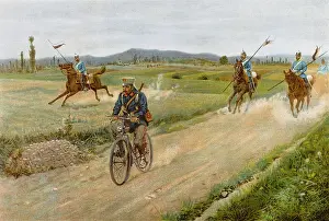 Proves: CYCLIST AND DRAGOONS