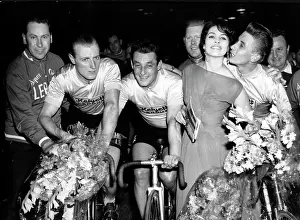 Mercier: Cyclist Jacques Anquetil and Queen of Six Days