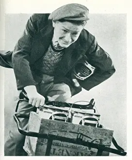 Crampton: Cyclist Paint Advertisement Photograph