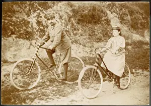 Apprehensively: Two Cyclists (Photo)