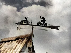 Weathervane: CYCLISTS WEATHERVANE