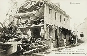 Mairie: Cyclone damage on Martinique