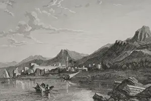 Crusaders: Cyprus. Engraving by Ransonnette