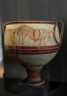Amphora: Cyprus. Mediterranean. Amphora, vessels for mixing and pouri