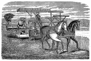 Improvement: Cyrus McCormick's reaper and binder, an improvement