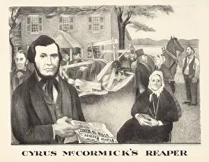 Mccormicks: Cyrus McCormick's reaper. A n illustration ?