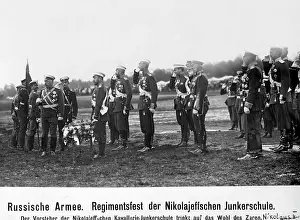 Toast: Czar Nicholas II on a regiment festivity
