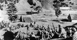 Partisans: Czech partisans in the Beskids, 1945
