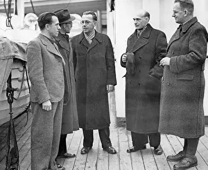 Emigration: Czech refugees aboard the Baltrover, 1938