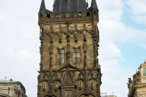 1475: Czech Republic. Prague. Powder Tower. Gothic, 1475 by Matej
