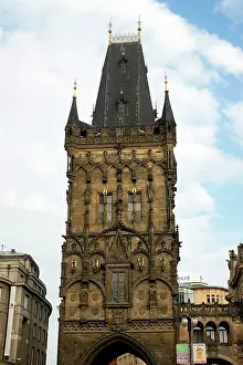 1475: Czech Republic. Prague. Powder Tower. Gothic, 1475 by Matej