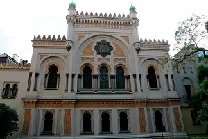 Synagogue: Czech Republic. Prague. Spanish Synagogue. Moorish Revival s