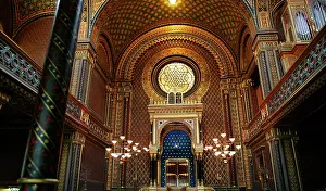 Synagogue: Czech Republic. Prague. Spanish Synagogue. Built in 1868 by
