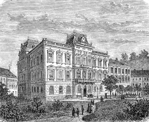 Therapeutic: Czech Republic, Teplice, Imperial Spa, wood engraving