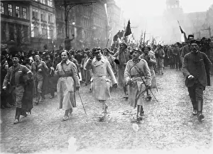 Slovaks: Czechoslovak legion returns to Prague 1918