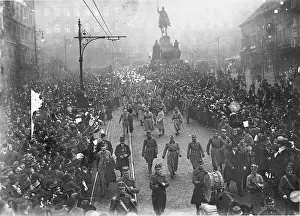 Legions: Czechoslovak legions in Prague 1918