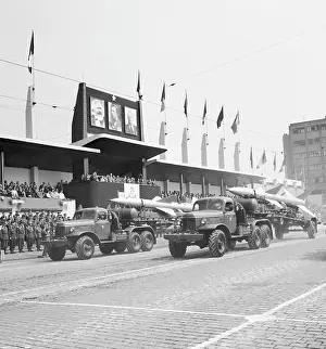 Germanys: Czechoslovak Peoples Army - weapon display - rockets