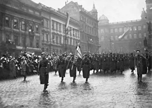 Namesti: Czechoslovakia 1920, Prague, ceremonial arrival