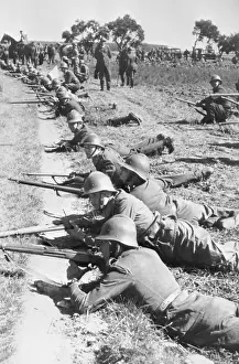 Narodni: Czechoslovakia 1936, National Guard during exercise