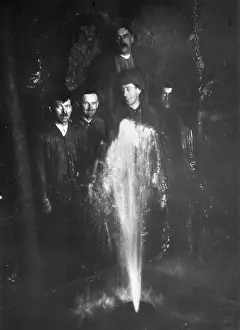 Jáchymov: Czechoslovakia 1937, radiactive spring in Jachymov mine