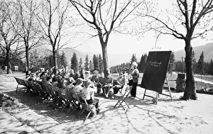Krkonose: Czechoslovakia - 1963 - oudoor schooling