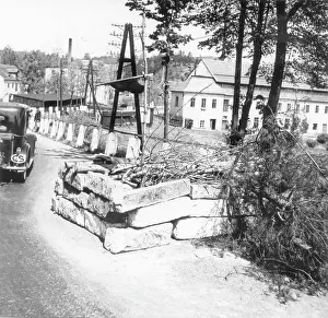 Pohranici: Czechoslovakia - Germany border, 1938, partialy