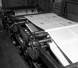 Censored: Czechoslovakia - Prague 1950. Printing press prints