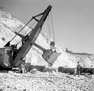 Loader: Czechoslovakia, Stramberg 1948. Limestone mine