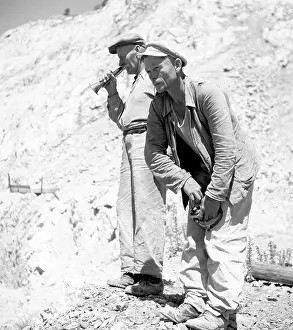 Czechoslovakia, Stramberg 1948. Limestone mine