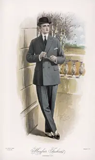 Nonchalantly: D-B Suit - 1913