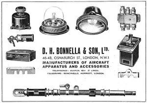 Bonella: D H Bonella - Manufacturers Of Aircraft