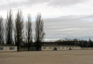 Barrack: Dachau Concentration Camp. Barracks. Germany