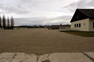 Barrack: Dachau Concentration Camp. Barracks. Germany